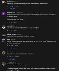 Fans reacting to the streamer getting unbanned from the MMORPG (Images via Asmongold Clips/YouTube)